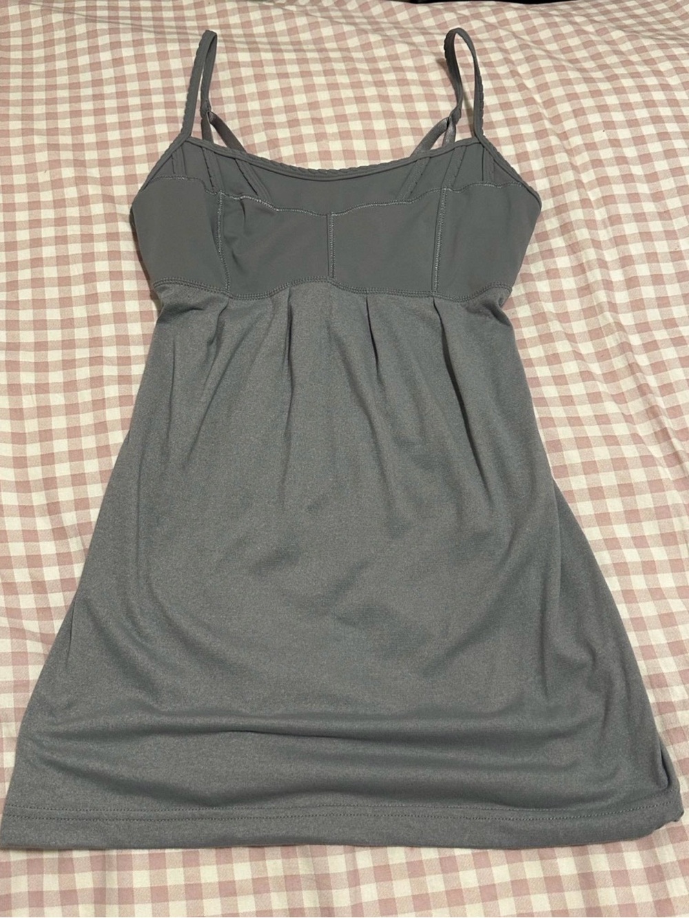 lululemon athletica Charcoal Grey Built-In Bra Cami